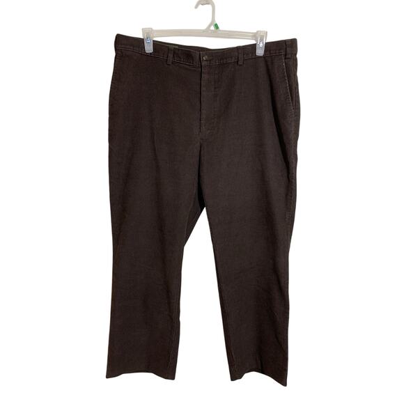 Orvis Corduroy Chino Pants Men’s Dark Brown Sz 40x29 Classic Country Outdoors - Picture 2 of 11